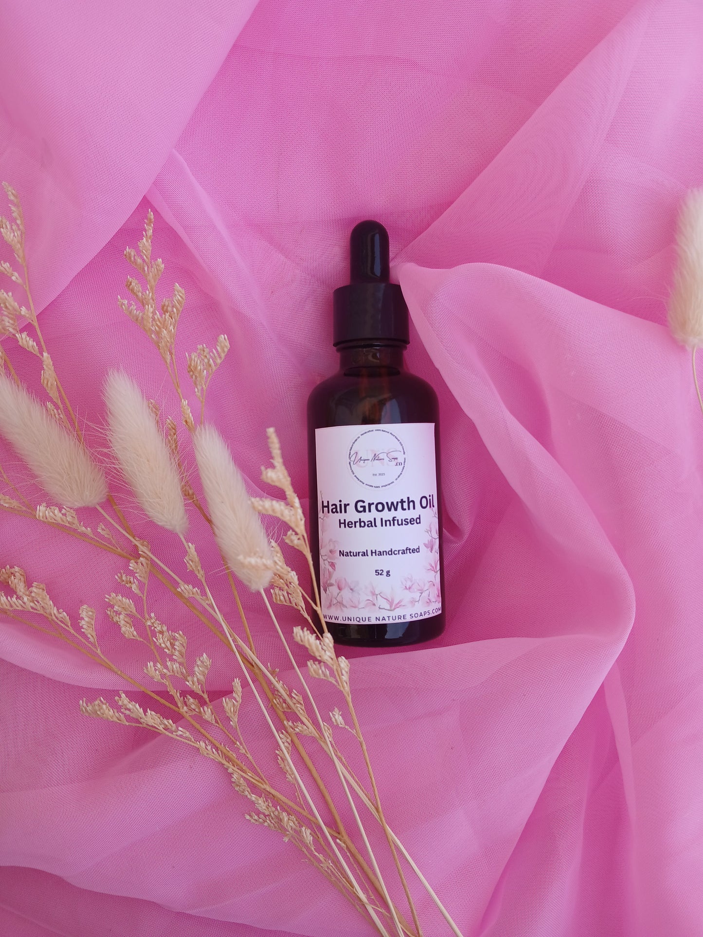 Aceite herbal para el crecimiento del cabello