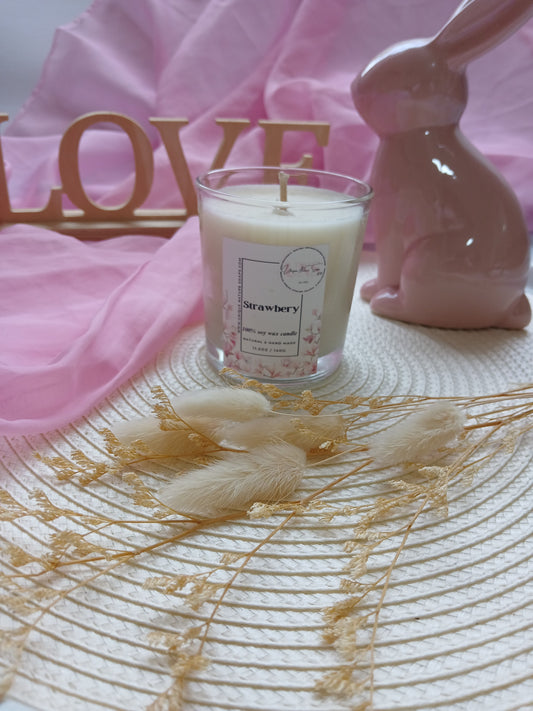 Strawberry candle