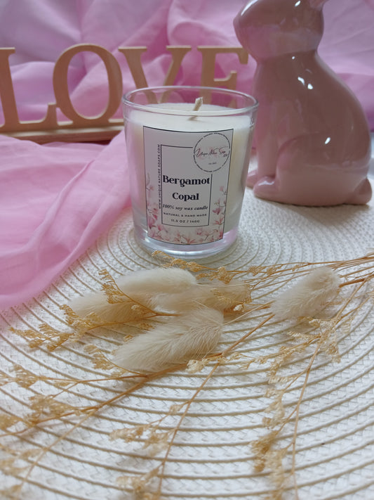 Bergamot copal candle