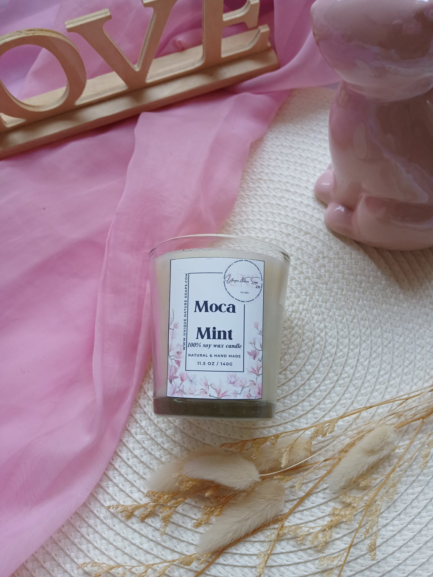 Moca mint candle