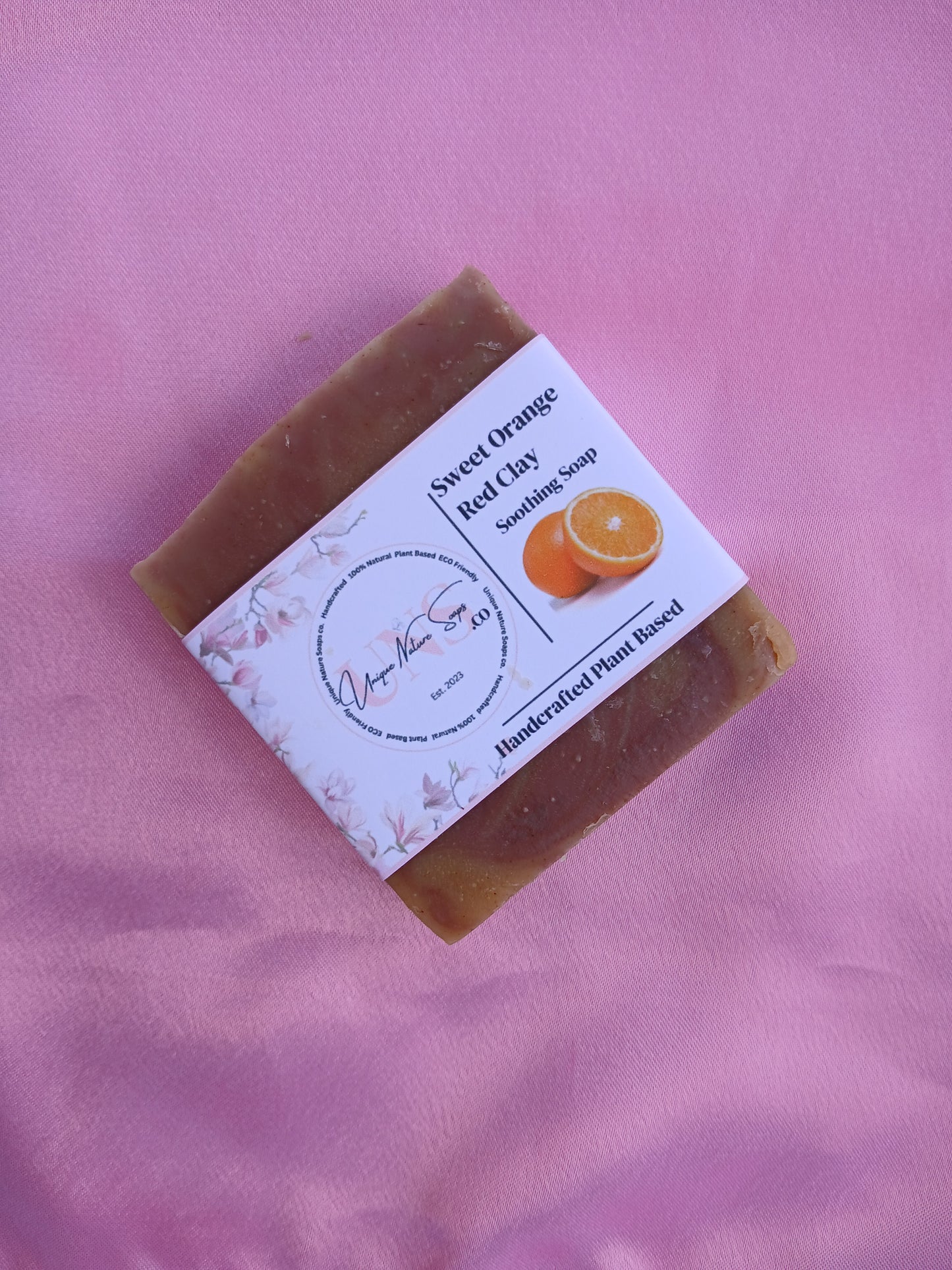 Sweet Orange Red Clay Soap